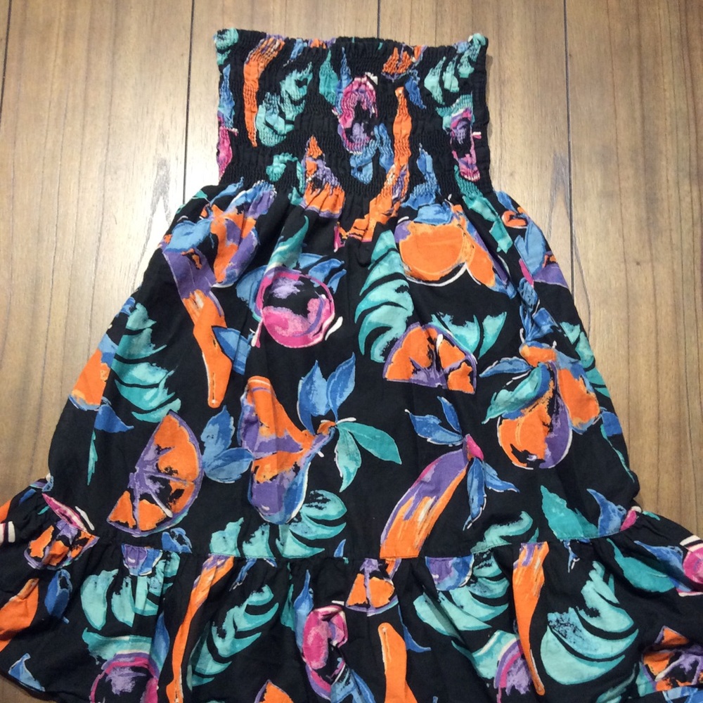 TWO VictoriaSecret Moda Strapless Smocked Dresses